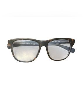 Dolce & Gabbana Men's Matte Black/Brown Eyeglass Frames